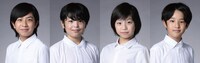アートフル・ドジャー役の4人。左から大矢臣、川口調、酒井禅功、本田伊織。