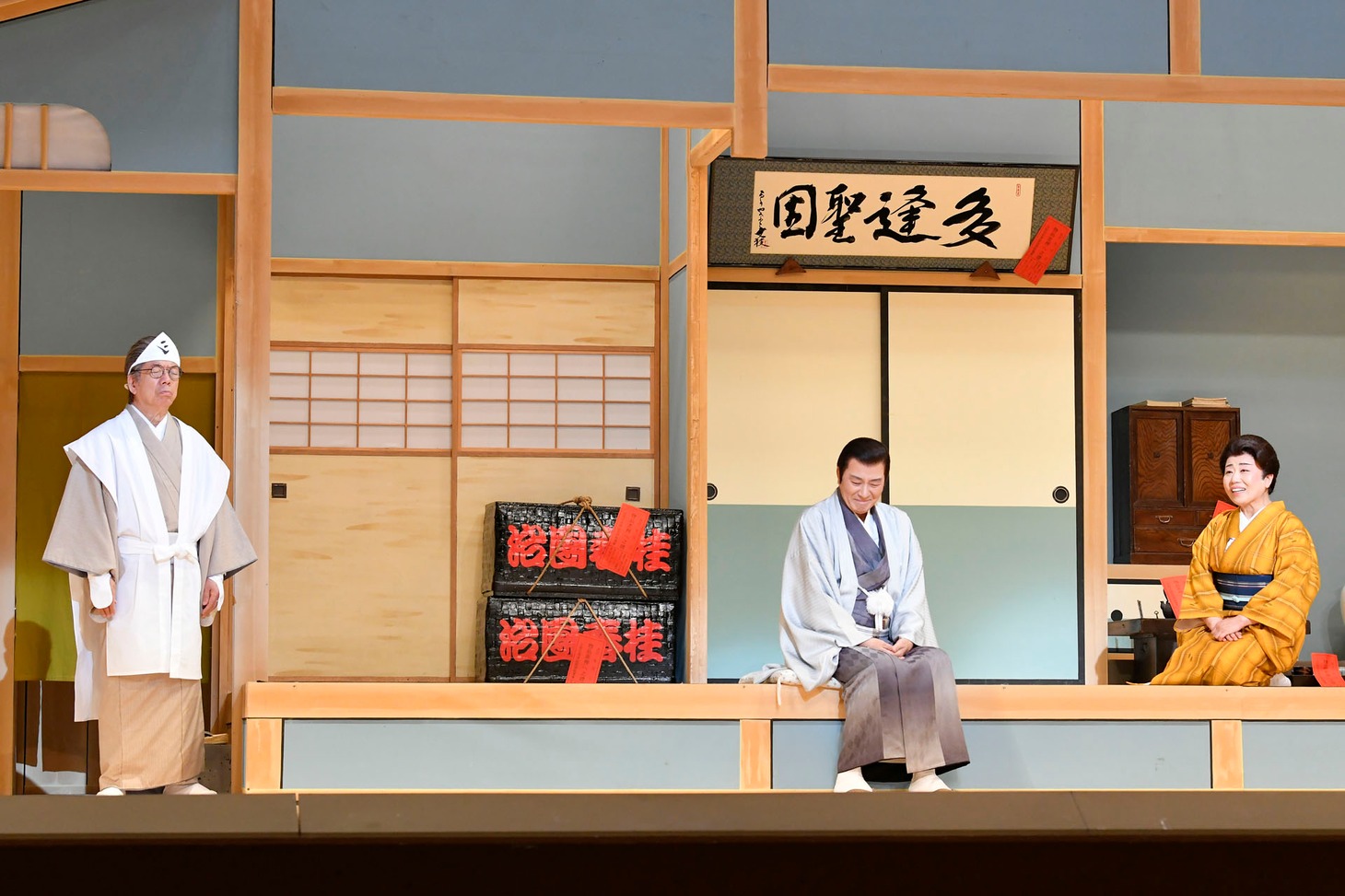 「おあきと春団治～お姉ちゃんにまかしとき～」第2幕より。(c)松竹