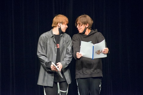 「目指せミュージカル水戸黄門?」稽古の様子。(写真提供:水戸芸術館)