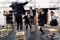 「ミュージカル『ジェイミー』稽古場オンライン“のぞき見会”」より。（撮影：田中亜紀）