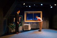 くちびるの会「くちびるの展会2」の「喫煙所のエレジー」より。（撮影：林亮太）