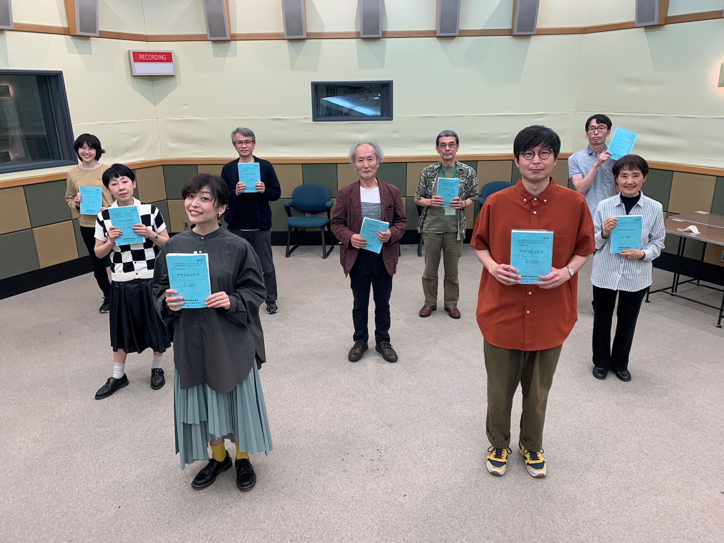 NHK-FM「FMシアター『マサコとふたり』」出演者（写真提供：NHK）