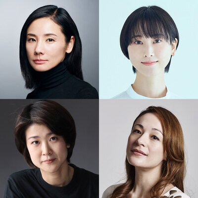 左上から時計回りで吉田羊、松井玲奈、シルビア・グラブ、松本紀保。