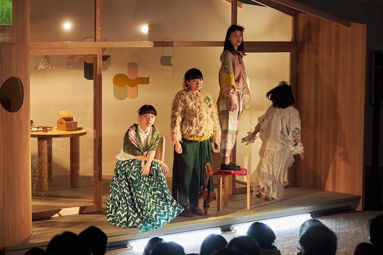 長野の野外劇場で、マームとジプシー×ミナ ペルホネン「Letter」上演