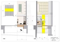 シアター風姿花伝コーヒースタンドのデザイン案。