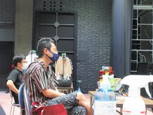 DULL-COLORED POP 第23回本公演「丘の上、ねむのき産婦人科」稽古の様子。