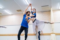 「ララの詩」稽古の様子。