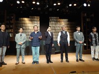 ACTOR'S TRIBE ZIPANGプロデュース「シーボルト父子伝～蒼い目のサムライ～」カンパニーの面々。