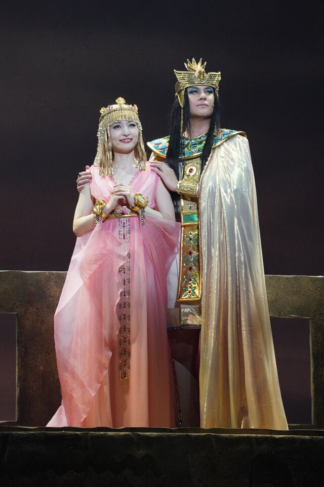 8月4日に行われたミュージカル「王家の紋章」公開ゲネプロより。