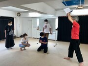 渡辺源四郎商店Presents うさぎ庵 Vol.17「山中さんと犬と中山くん」稽古の様子。