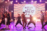 フジテレビ系「オダイバ!!超次元音楽祭～Z世代のスター大集合SP～」より、オオサカ・ディビジョン“どついたれ本舗”。