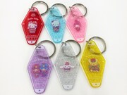 アクリルスクエアキーリング