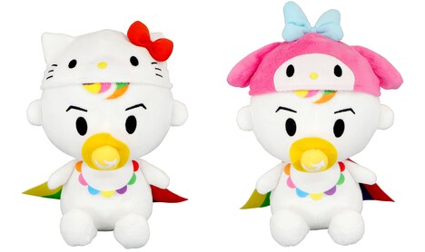 「7ORDER×サンリオキャラクターズ」ハローキティとマイメロディBIGぬいぐるみ（全2種）