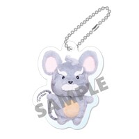 「舞台『魔法使いの約束』第1章」限定特典のドラモンドねずみアクリルキーホルダー。