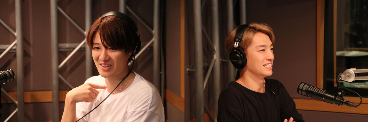 左から真田佑馬、森田美勇人。