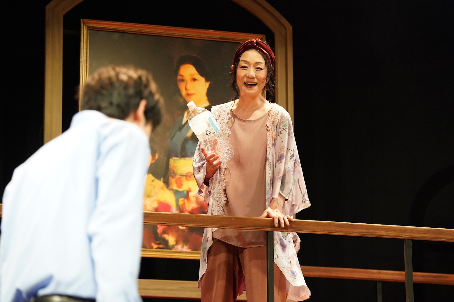 二人芝居「息子の証明」ゲネプロより。