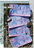 円盤に乗る派「ウォーターフォールを追いかけて」チラシ（イラスト：AOTQ、デザイン：大田拓未、写真：濱田晋）