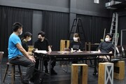 兵庫県立ピッコロ劇団 第71回公演「いらないものだけ手に入る」稽古の様子。