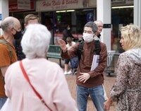 COVENTRY UK CITY OF CULTURE2021「Theatre of Wandering」（徘徊演劇「よみちにひはくれない コヴェントリーバージョン」）より。