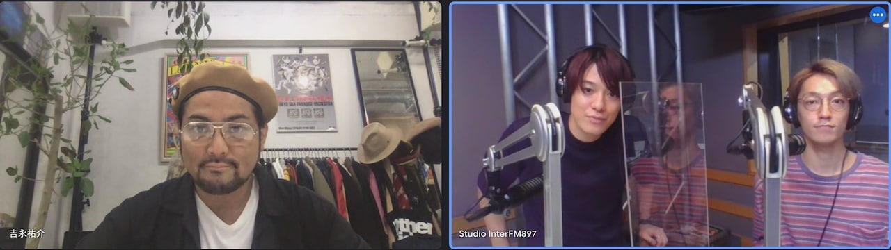 左から吉永祐介、真田佑馬、森田美勇人。