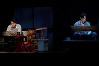 朗読劇「手紙」より、越岡裕貴（ふぉ～ゆ～）、室龍太出演回の様子。