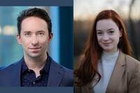 左からマシュー・ガーディナー、ナタリー・ライン。