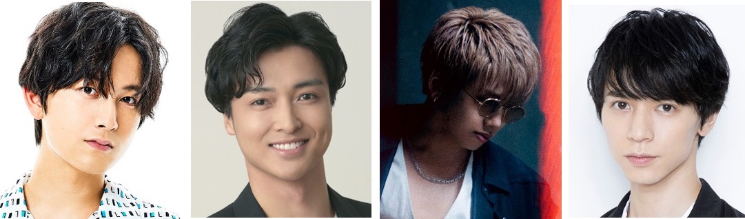 ゲストの面々。左から萩谷慧悟、栗山航、花村想太、北村諒。