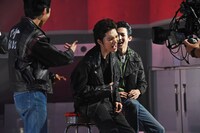 ミュージカル「GREASE」PV撮影リハーサルの様子。