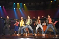 ミュージカル「GREASE」PV撮影リハーサルの様子。