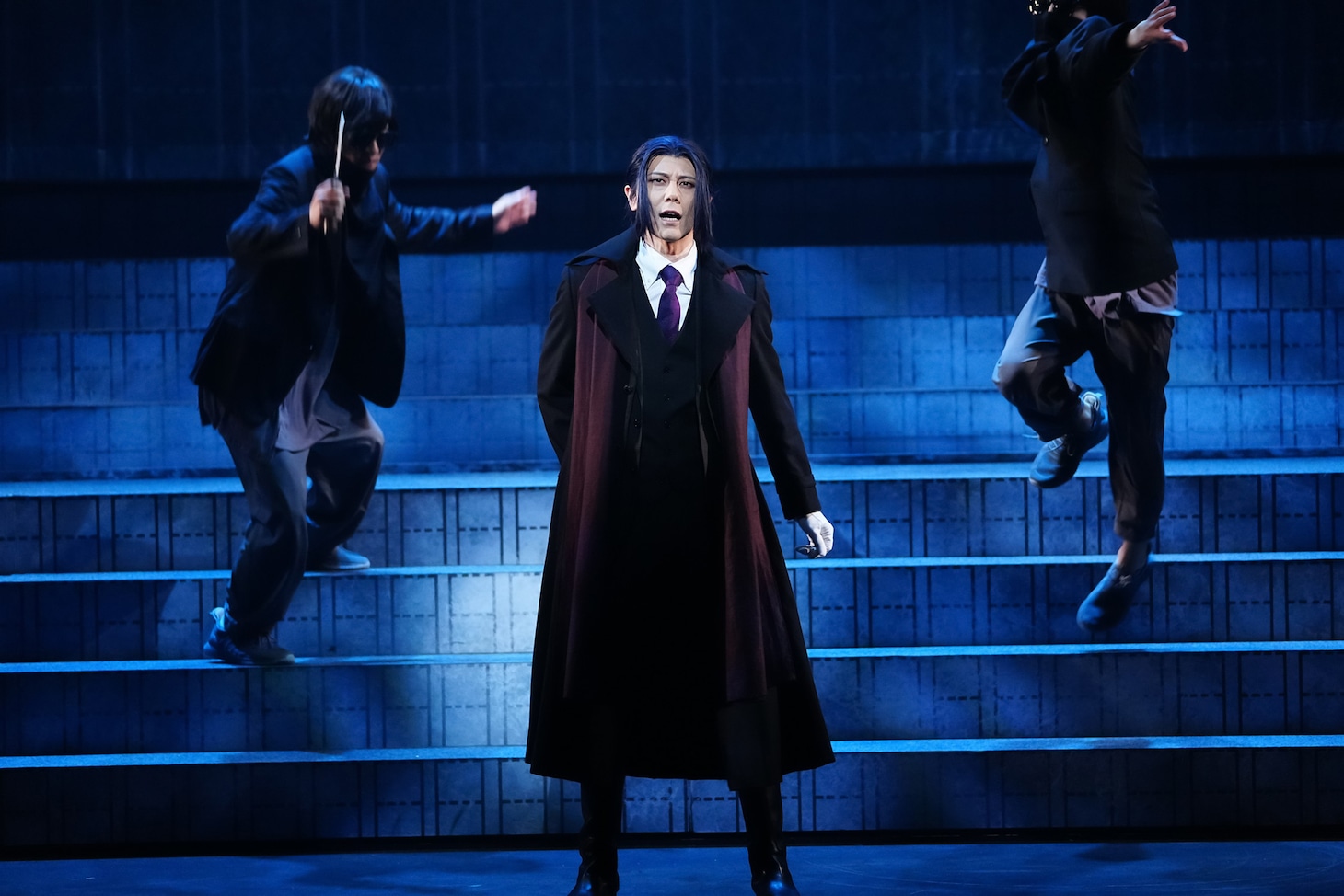 舞台「文豪ストレイドッグス 太宰、中也、十五歳」より。（撮影：田中亜紀）