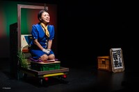 田上パル 第19回公演「タジタジ道中膝栗毛」より。（Photo by bozzo）