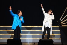 第2部「コロッケものまねオンステージ 2021～40周年鉄板ネタ大放出！～」「七海ひろきスペシャルテージ」より。（撮影：岩村美佳）