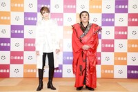 左から七海ひろき、コロッケ。（撮影：岩村美佳）