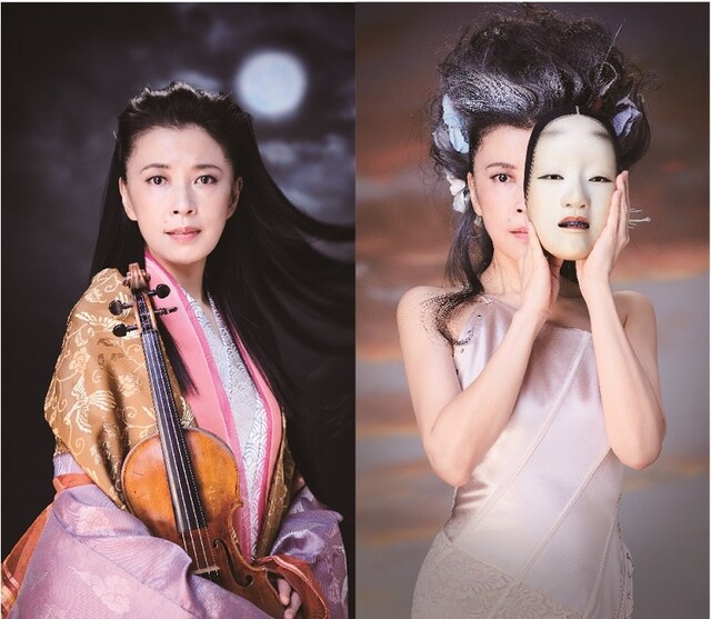「川井郁子デビュー20周年音楽舞台＆コンサート『月に抱かれた日・序章』～ガラシャとマリー・アントワネット～」ビジュアル