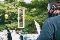 「移動祝祭商店街 歩く庭」より。