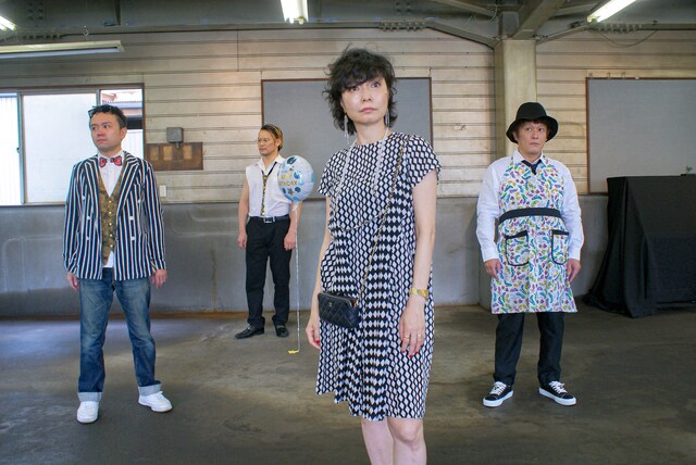 無風ズ。左から富岡晃一郎、南誉士広、澤田育子、小林顕作。