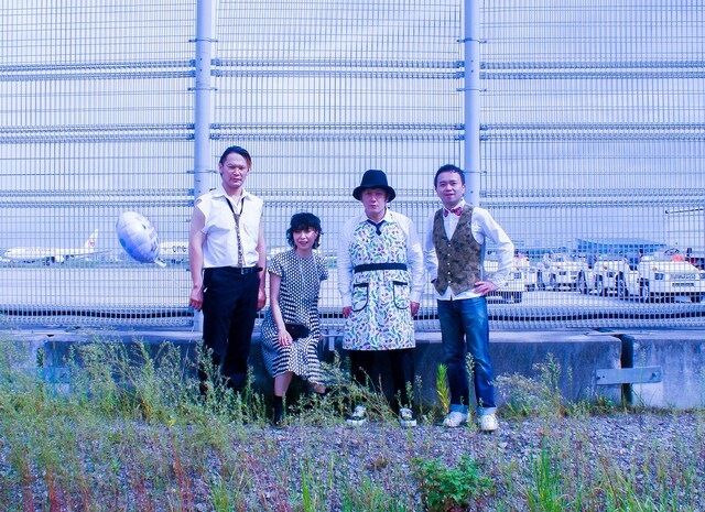 無風ズ。左から南誉士広、澤田育子、小林顕作、富岡晃一郎。