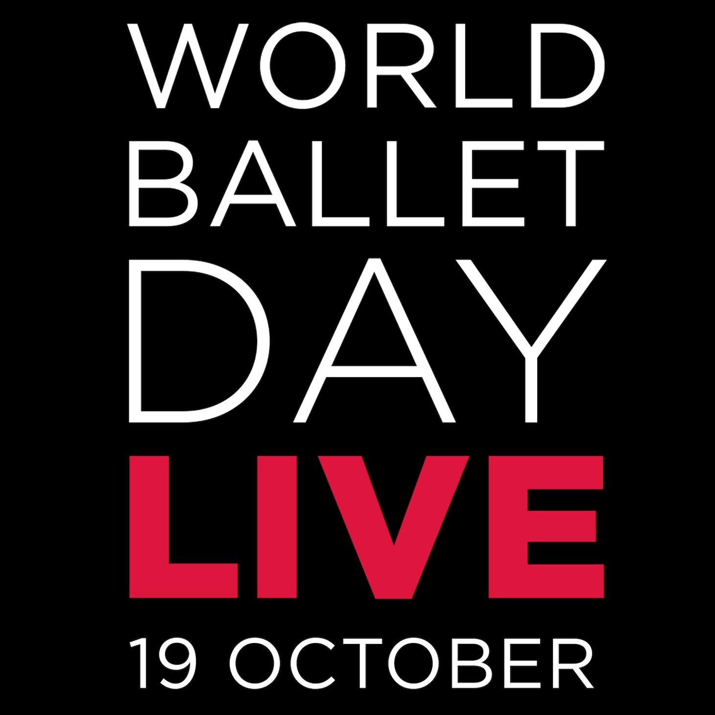 World Ballet Day告知ビジュアル