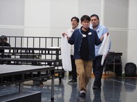 全国共同制作オペラ「團伊玖磨 / 歌劇『夕鶴』（新演出）」稽古の様子。