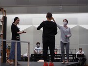 全国共同制作オペラ「團伊玖磨 / 歌劇『夕鶴』（新演出）」稽古の様子。