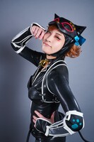 安納サオリ扮するキャットウーマン。