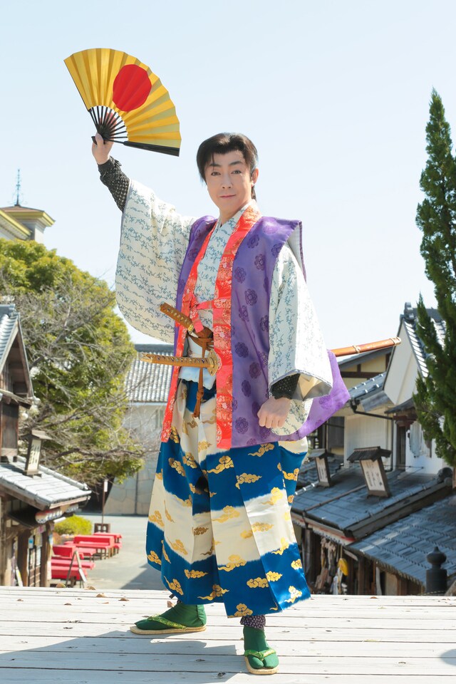 尾上菊之助扮する桃山剣之介。（写真提供：NHK）