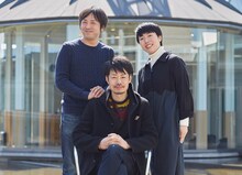 左から田上豊、多田淳之介、白神ももこ。