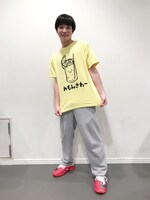 面白Tシャツ第1弾。ファンからプレゼントされた“れもんさわー”Tシャツ。