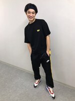 “1軍のジャージー”を着てご機嫌な百瀬。