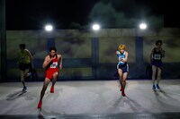 舞台「一瞬の風になれ」より。