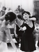 牧阿佐美バレヱ団の稽古場での様子。