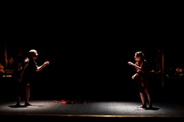 「老花夜想」開幕にきたまり「舞台芸術の旨味がぎっしり詰まった豊穣な90分」