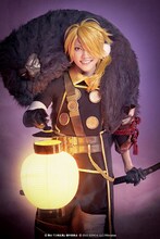 伊崎龍次郎扮する獅子王。