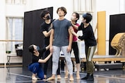 東京バレエ団「かぐや姫」第1幕 世界初演の公開リハーサルより。(撮影:松橋晶子)